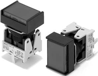 A16□-P Pushbutton Switch (Detachable) (Lighted/Non-Lighted) (Cylindrical 16-dia.)