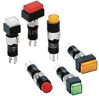 A3D Lighted Pushbutton Switch (Cylindrical 8-dia.)