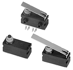 D2AW-R Sealed Ultra Subminiature Basic Switch with integrated Resisto