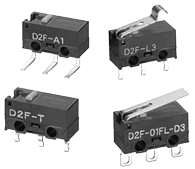 D2F-AQ for Automotive Ultra Subminiature Basic Switches