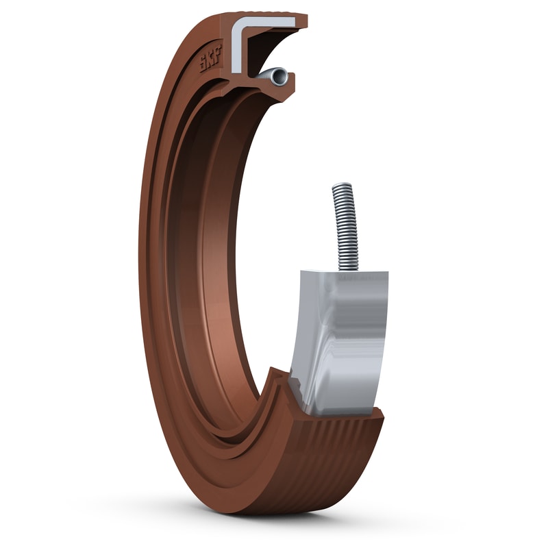 60X85X10 HMSA10 VRadial shaft seal with rubber outside diameter and single sealing lip, for oil or grease