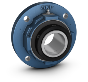 F4BR 315-SRB-SRE-YRound flanged roller bearing unit, four-bolt, set screw locking