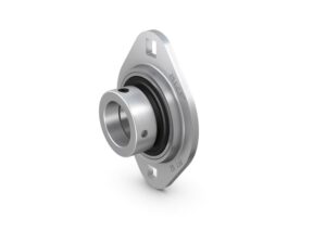 PFT 1. FMFlanged ball bearing unit with pressed steel housing