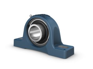 SY 3/4 TFPillow block ball bearing unit with extended inner ring and set screw locking, cast iron, ISO standards