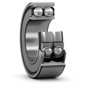 305272 DDouble row angular contact ball bearing with two-piece inner ring and relubrication feature