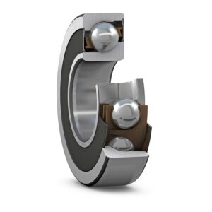 7302 BE-2RZPSingle row angular contact ball bearing with 40° contact angle and non-contact seals on both sides