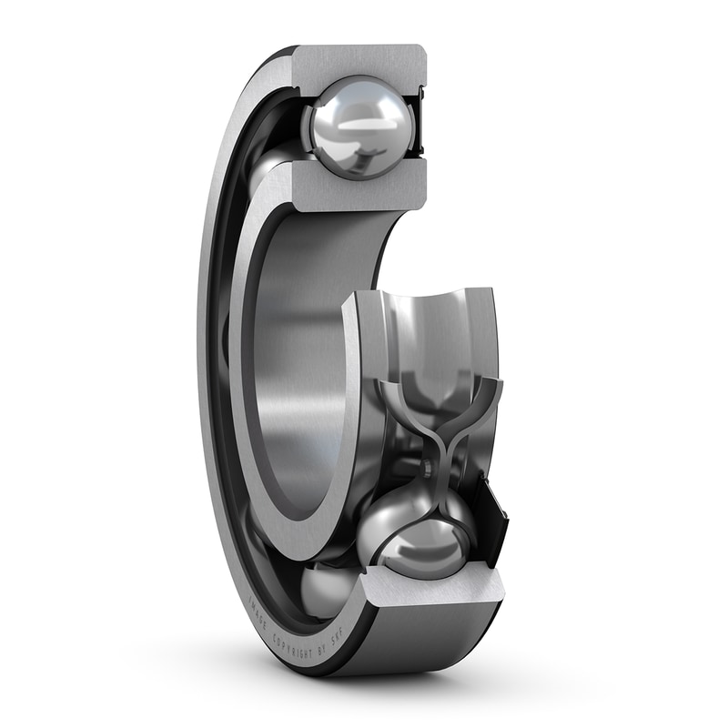 6007-RS1Deep groove ball bearing with seals or shields