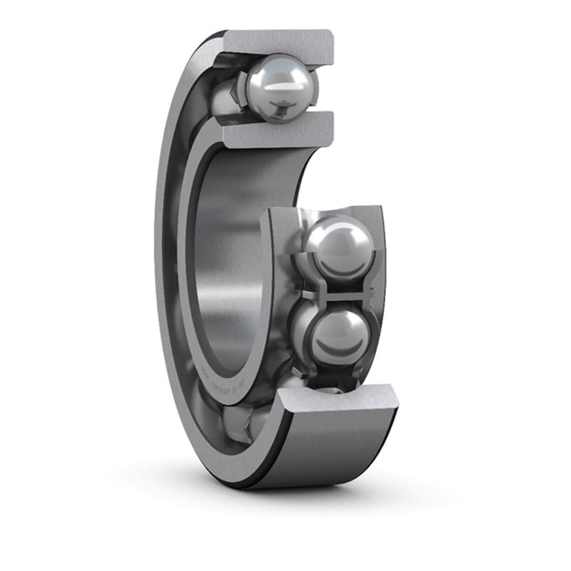 214Deep groove ball bearing with filling slots