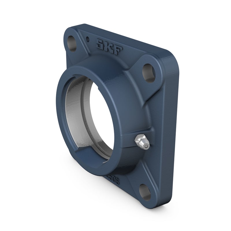 FYJ 507Square flanged housing for insert bearings, cast iron, JIS