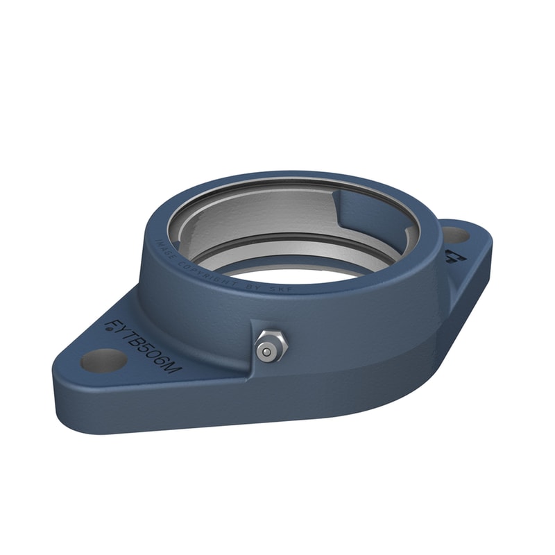 FYTB 508 MOval flanged housing for insert bearings, cast iron