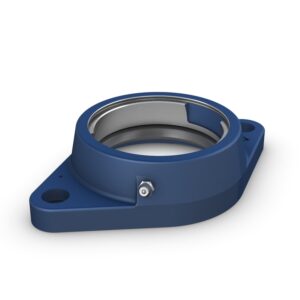 FYTJ 506Oval flanged housing for insert bearings, cast iron, JIS
