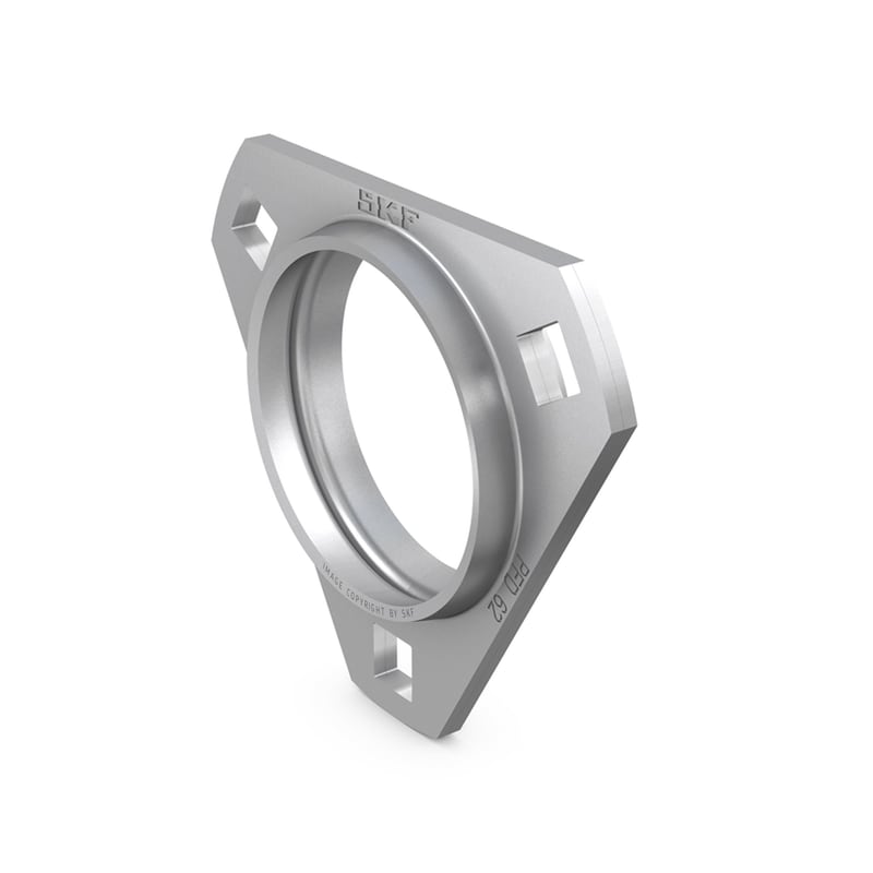 PFD 72Triangular flanged pressed steel housing for insert bearings