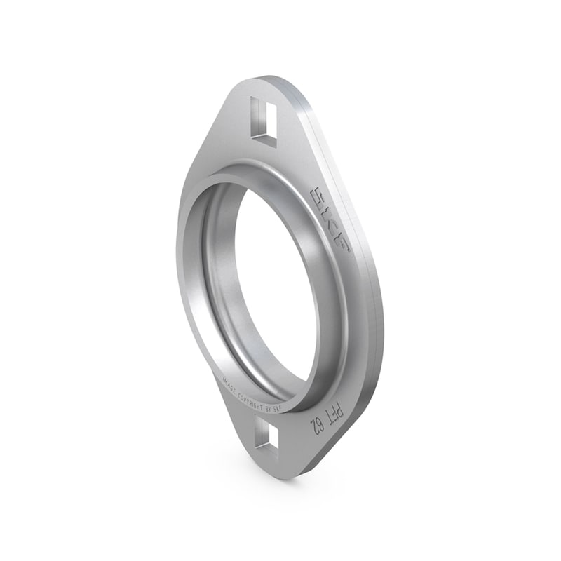PFT 80Oval flanged pressed steel housing for insert bearings