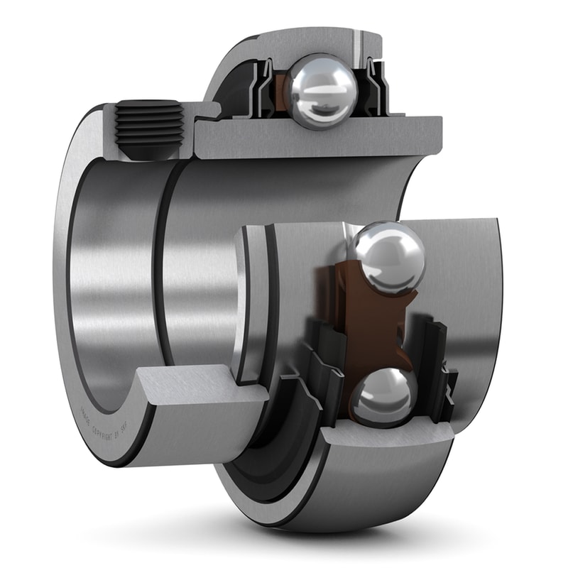 YEL 211-203-2FInsert bearing with an eccentric locking collar and extended inner ring