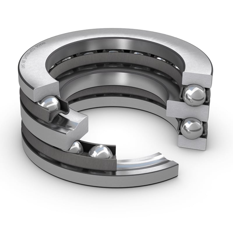 52312Double direction thrust ball bearing