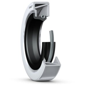 90X125X13 CRSH1 RRadial shaft seal with double metal case and single sealing lip, for oil or grease