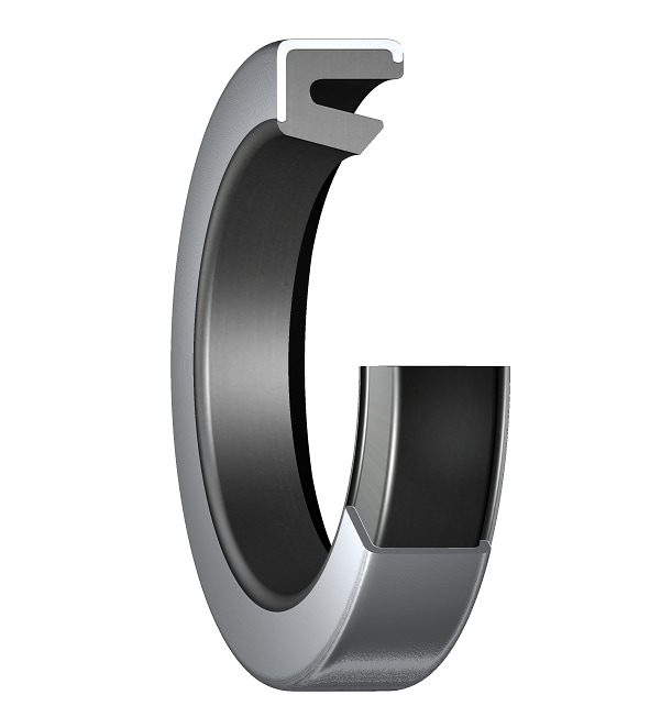 3141Radial shaft seal with metal case and single sealing lip, for grease