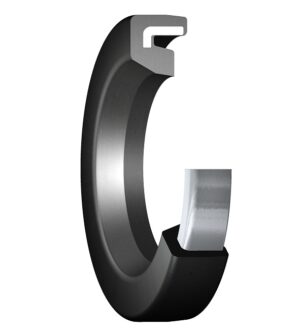 14X22X3 HM4 RRadial shaft seal with metal case and single sealing lip, for grease