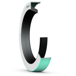 4340Radial shaft seal with metal case and single sealing lip, for grease