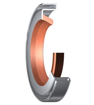 19746Radial shaft seal with metal case and single sealing lip, for grease