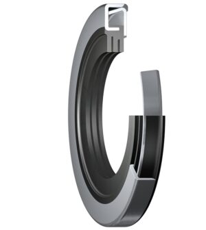 20674Radial shaft seal with double metal case and three sealing lips, for grease