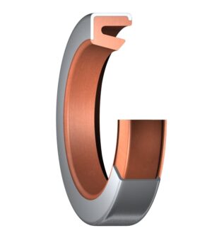 6106Radial shaft seal with metal case and single sealing lip, for grease