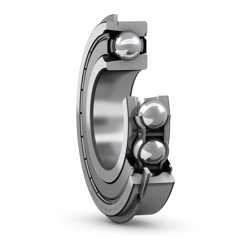 206-2ZNRDeep groove ball bearing with filling slots and integral sealing