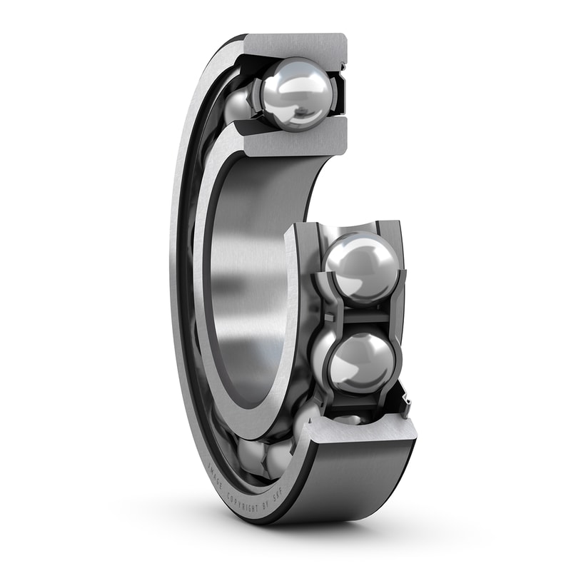 215-ZDeep groove ball bearing with filling slots and integral sealing