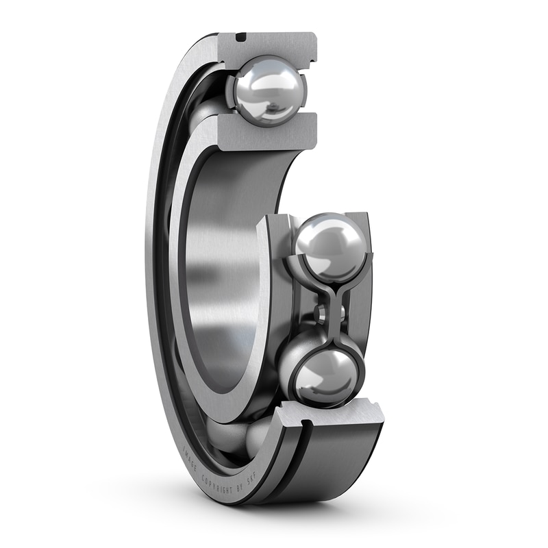 6206 NDeep groove ball bearing with snap ring groove