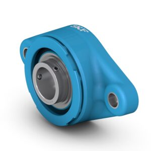 F2BC 100-TPZMOval flanged ball bearing unit with set screw locking and extended inner ring, composite housing, SKF Food Line
