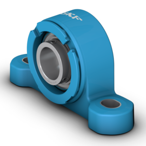 P2BC 115-TPSSPillow block ball bearing unit with extended inner ring and set screw locking, composite