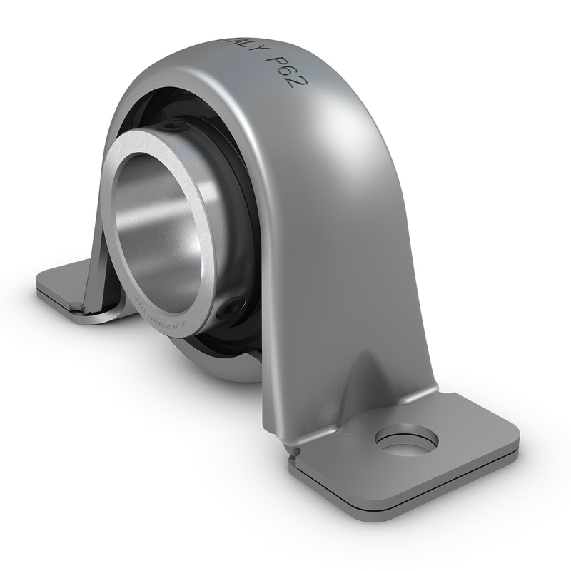 P 1.1/4 TFPillow block ball bearing unit with pressed steel housing and extended inner ring
