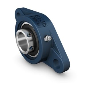 UCFL 209Oval flange ball bearing unit with extended inner ring and set screw locking, cast iron housing, JIS
