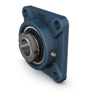FYJ 45 KFSquare flanged ball bearing unit with adapter sleeve locking, cast iron housing, JIS