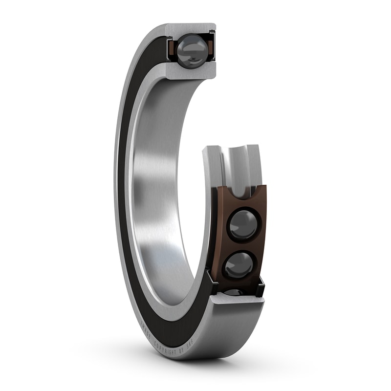 S7204 CDGA/HCP4ASuper-precision, high-capacity, universally matchable single row angular contact ball bearing with seals