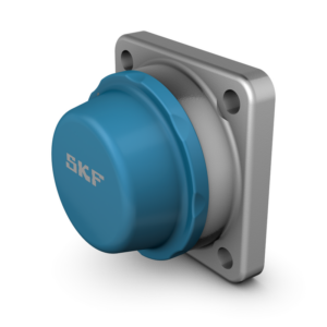 F4BESS 108-CPSS-DFHSquare flanged ball bearing unit with set screw locking, stainless steel housing