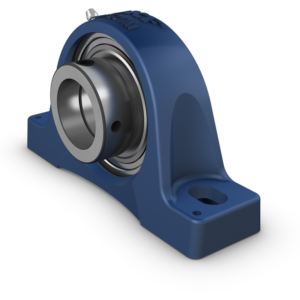 SY 60 WFPillow block ball bearing unit with extended inner ring and eccentric locking collar, cast iron, ISO standards