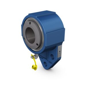F3BBD 50M-SRB-CRHFlanged roller bearing unit with cast housing