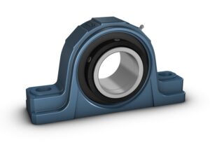 P2BE 103-SRB-SRHPillow block roller bearing unit, two-bolt, eccentric set screw locking