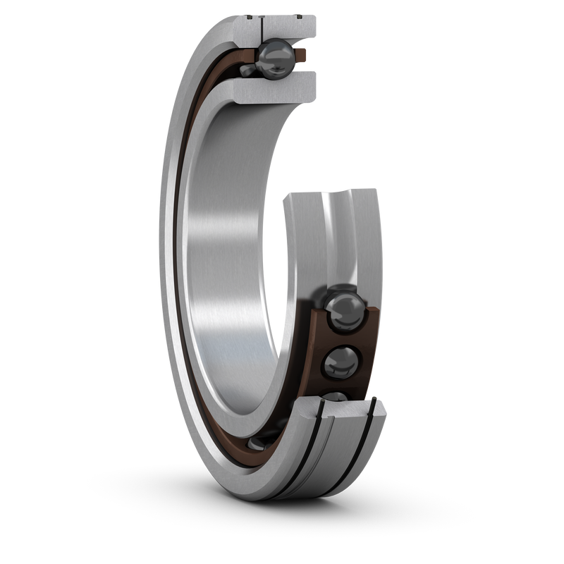 7020 ACE/HCP4AL1Super-precision, high-speed E design, single row angular contact ball bearing suitable for direct oil-air lubrication