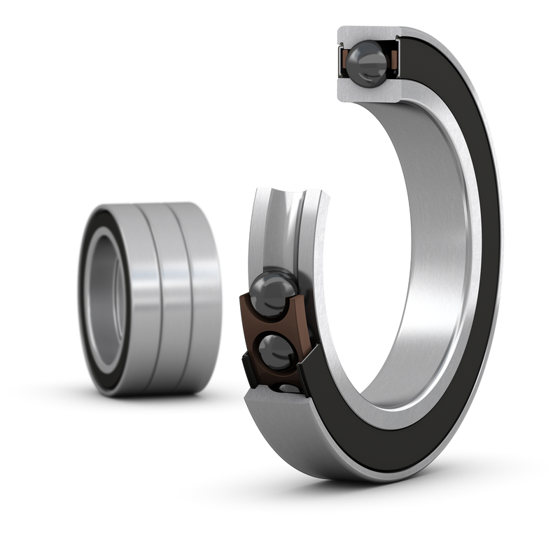 S7016 ACD/HCP4ATFTAMatched set of three super-precision, high-capacity, D design, single row angular contact ball bearings with seals
