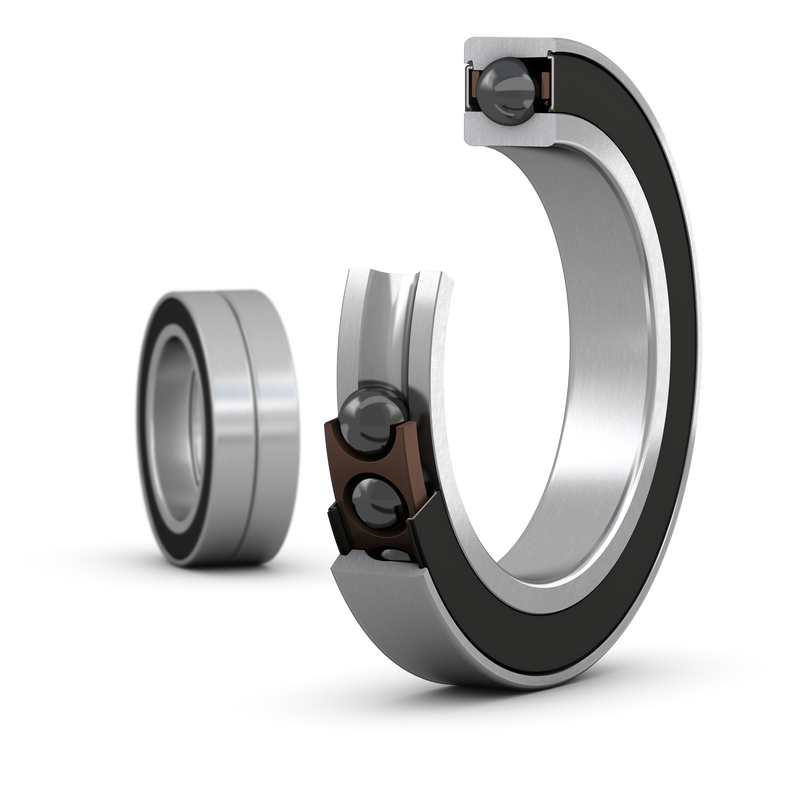S7012 CD/HCP4ADGAMatched set of two super-precision, high-capacity, D design, single row angular contact ball bearings with seals
