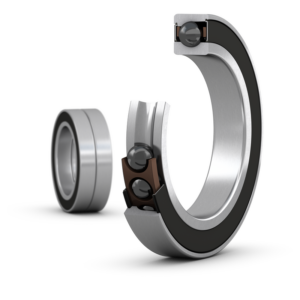 S71914 ACD/HCP4ADGAMatched set of two super-precision, high-capacity, D design, single row angular contact ball bearings with seals