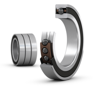 S7014 ACE/HCP4ATGAMatched set of three super-precision, high-speed E design, single row angular contact ball bearings with seals