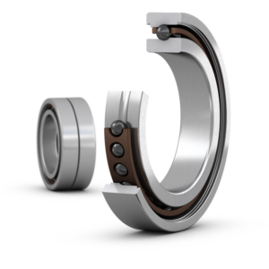 7011 ACB/HCP4ADGAMatched set of two super-precision, high-speed B design, single row angular contact ball bearings