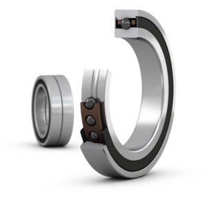 S7019 ACB/HCP4ADGAMatched set of two super-precision, high-speed B design, single row angular contact ball bearings with seals