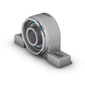 P2BSS 25M-TPSSPillow block ball bearing unit with extended inner ring and set screw locking, stainless steel