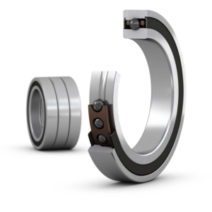 S71914 ACB/HCP4ATGAMatched set of three super-precision, high-speed B design, single row angular contact ball bearings with seals