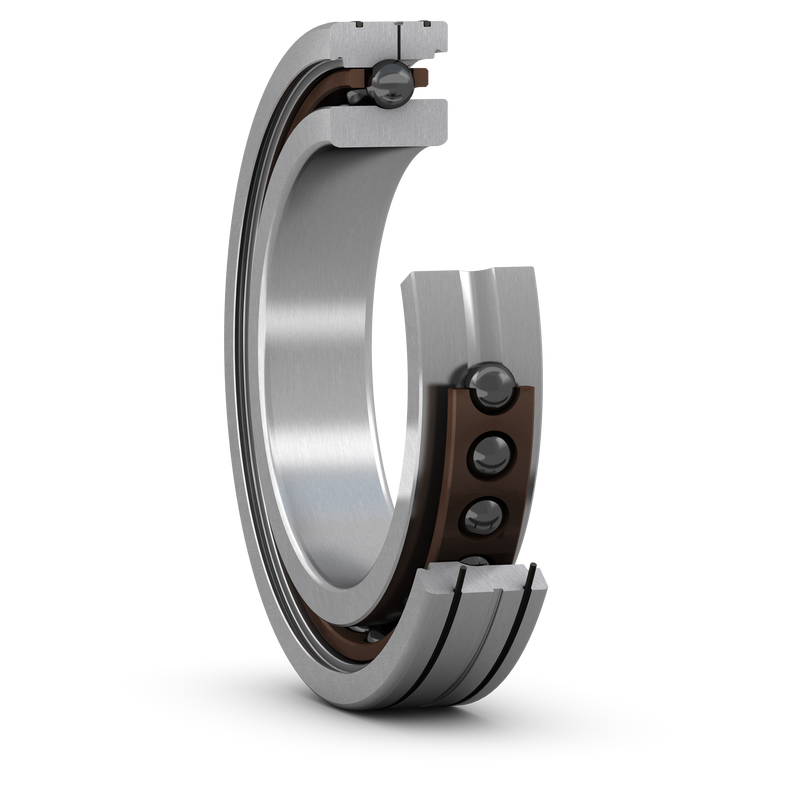 7014 ACBGA/HCP4ALSuper-precision, high-speed B design, universally matchable single row angular contact ball bearing suitable for direct oil-air lubrication