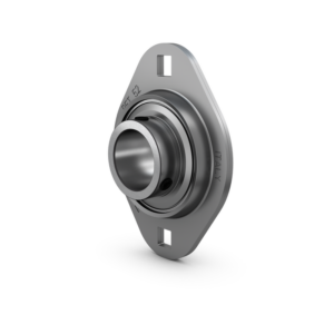 PFT 15 TFOval flanged ball bearing unit with pressed steel housing